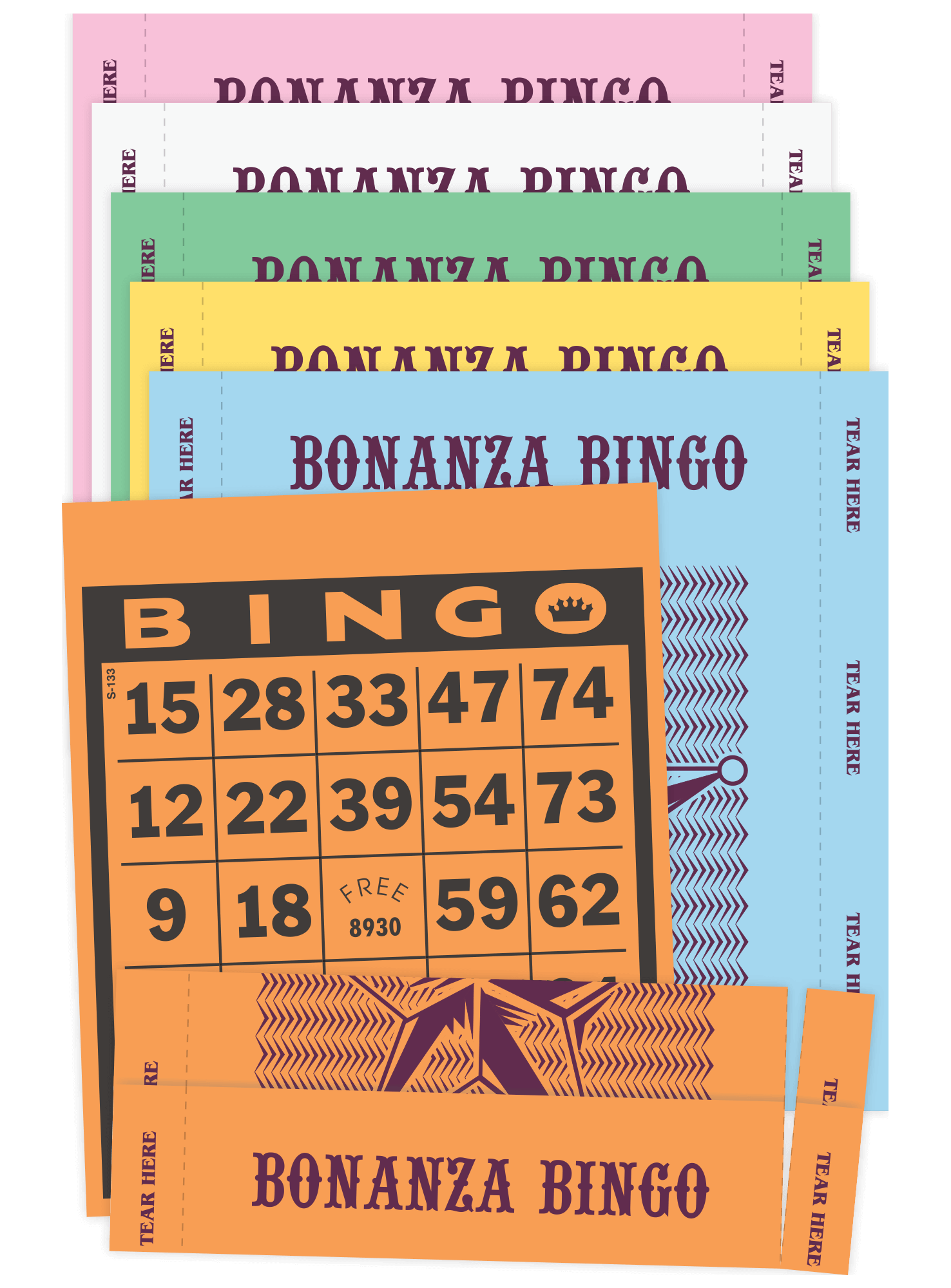 Bonanza Bingo Paper